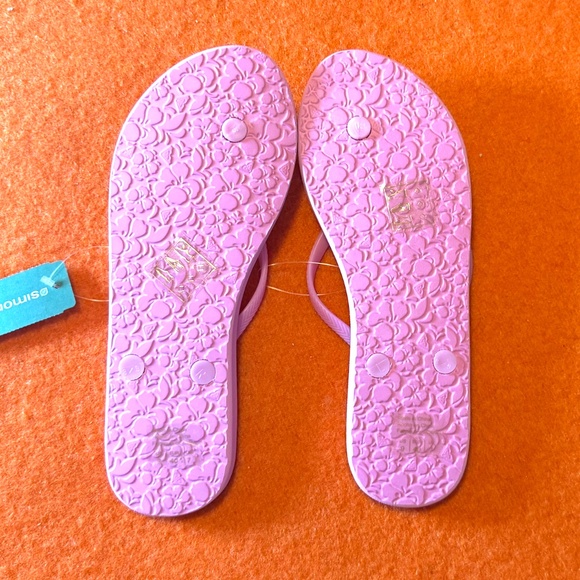 Roxy pink flower Bermuda flip-flops sandals NWT - Picture 6 of 6